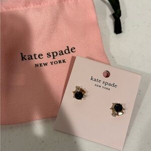 Kate Spade Black and Gold Earrings